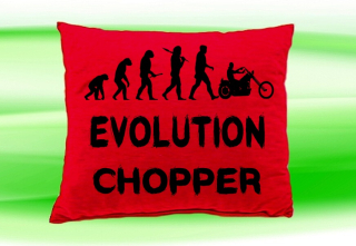 Moon River Evolution Chopper polštář červený 30x40 cm