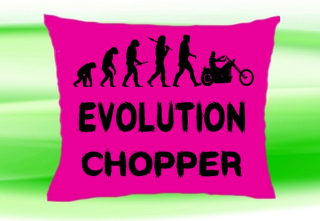 Moon River Evolution Chopper polštář růžový 30x40 cm