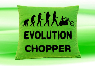 Moon River Evolution Chopper polštář zelený 30x40 cm