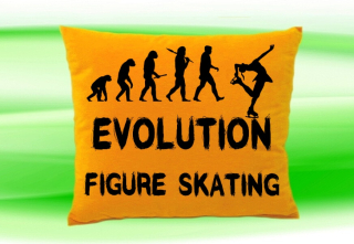 Moon River Evolution Figure skating  polštář medový 30x40 cm