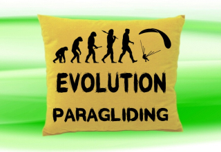 Moon River Evolution PARAGLIDING polštář béžový 30x40 cm