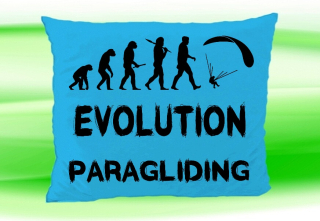 Moon River Evolution PARAGLIDING polštář tyrkysový 30x40 cm