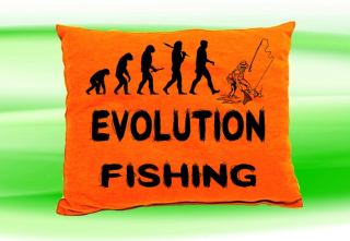 Moon River Evolution FISHING polštář oranžový 30x40 cm