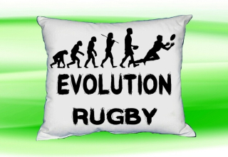 Moon River Evolution RUGBY polštář bílý 30x40 cm