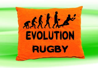 Moon River Evolution RUGBY polštář oranžový 30x40 cm