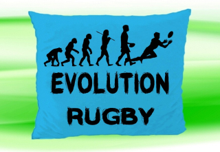 Moon River Evolution RUGBY polštář tyrkysový 30x40 cm
