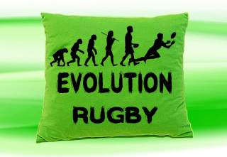 Moon River Evolution RUGBY polštář zelený 30x40 cm