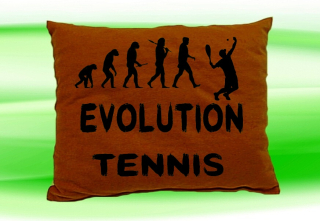 Moon River Evolution TENIS muži polštář hnědý 30x40 cm