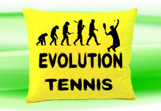 Moon River Evolution TENIS muži polštář žlutý 30x40 cm