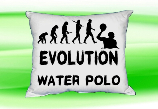 Moon River Evolution WATER POLO  polštář bílý 30x40 cm