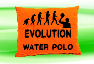 Moon River Evolution WATER POLO  polštář oranžový 30x40 cm
