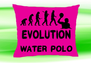 Moon River Evolution WATER POLO  polštář růžový 30x40 cm