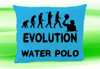 Moon River Evolution WATER POLO polštář tyrkysový 30x40 cm