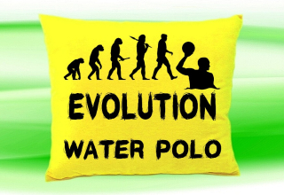 Moon River Evolution WATER POLO  polštář žlutý 30x40 cm
