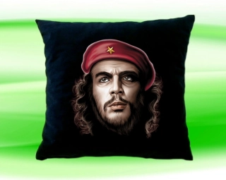 Polštářek Che Guevara černý