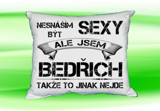 Moon River BEDŘICH polštářek se jménem velikost 30x40 cm