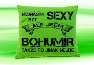 Moon River BOHUMÍR polštářek se jménem  velikost 30x40 cm