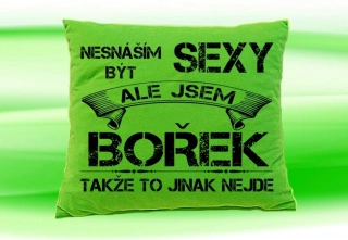 Moon River BOŘEK polštářek se jménem  velikost 30x40 cm