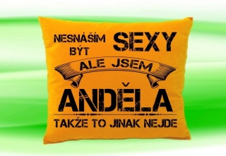 Polštář se jménem ANDĚLA Medový