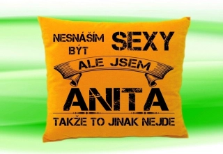 Polštář se jménem ANITA Medový