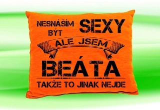 Polštář se jménem BEÁTA 