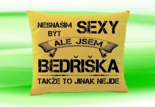 Polštář se jménem BEDŘIŠKA Béžový