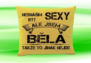 Polštář se jménem BĚLA Béžový