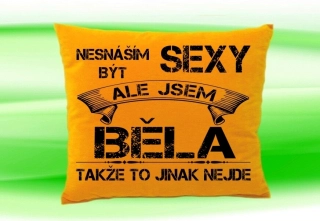 Polštář se jménem BĚLA Medový