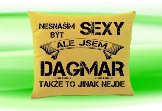 Polštář se jménem DAGMAR 