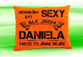 Polštář se jménem DANIELA 