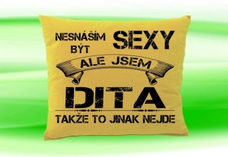 Polštář se jménem DITA Béžový