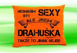 Polštář se jménem DRAHUŠKA  