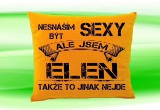 Polštář se jménem ELEN Medový