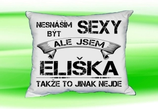 Polštář se jménem ELIŠKA  