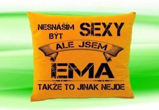 Polštář se jménem EMA Medový