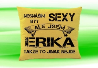 Polštář se jménem ERIKA Béžový