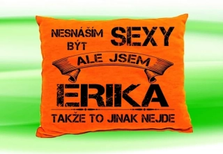 Polštář se jménem ERIKA 