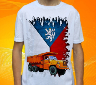 tričko 148 nákladní auto České výroby 