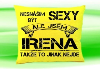 Polštář se jménem IRENA 