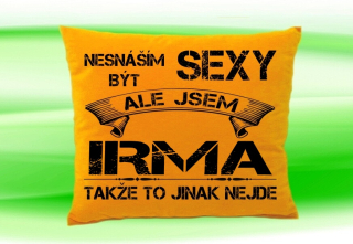 Polštář se jménem IRMA Medový