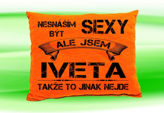 Polštář se jménem IVETA  
