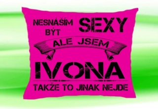 Polštář se jménem IVONA 