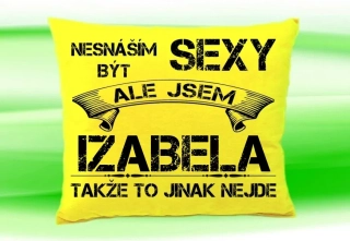 Polštář se jménem IZABELA 