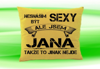 Polštář se jménem JANA 