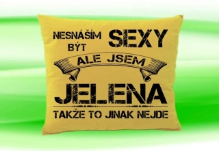 Polštář se jménem JELENA Béžový