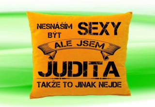 Polštář se jménem JUDITA Medový