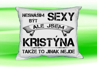 Polštář se jménem KRISTÝNA 