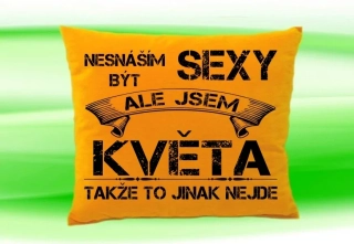 Polštář se jménem KVĚTA 