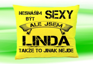 Polštář se jménem LINDA 