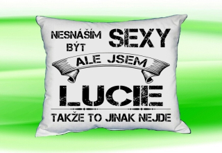 Polštář se jménem LUCIE 